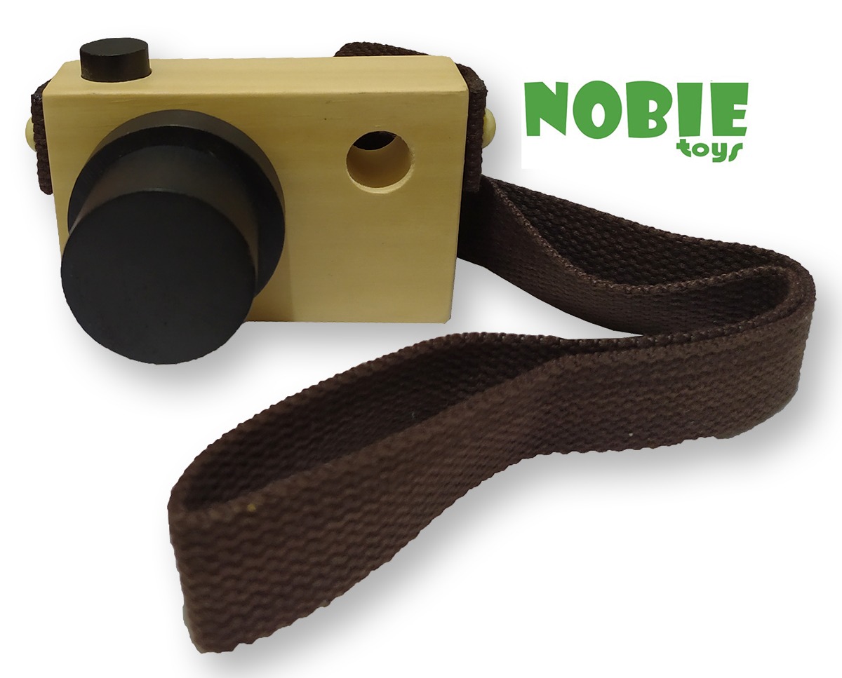 Nobie Kamera kayu Natural